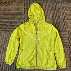 Neon reflective running jacket, size M